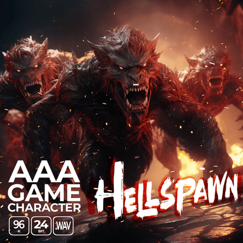 AAA Game Character Hellspawn