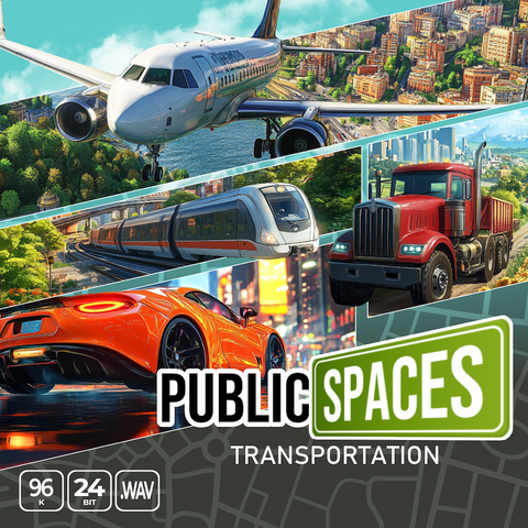 Public Spaces - Basic Transportation Sounds