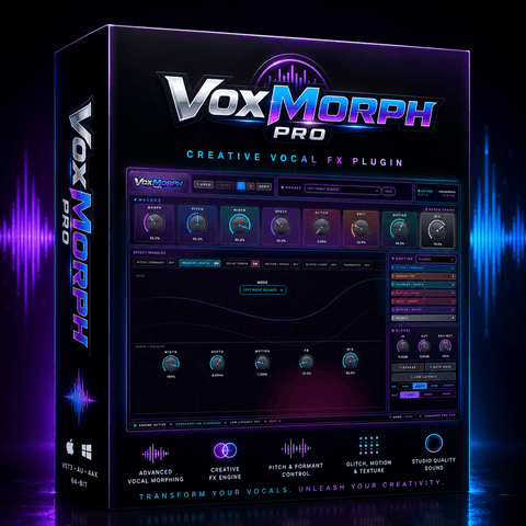 VoxMorph Pro – Creative Vocal FX Plugin