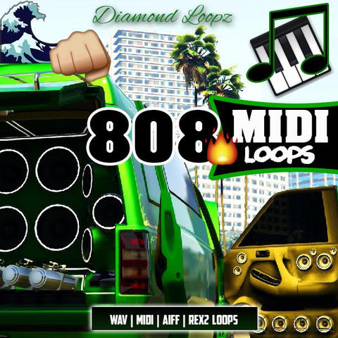 808 MIDI Loops - WAV Loops, One-Shots & MIDI Files