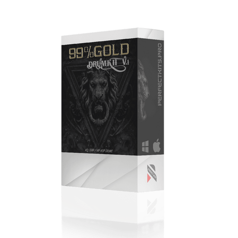 99% Gold Drum Kit - 260 Drum One-Shots