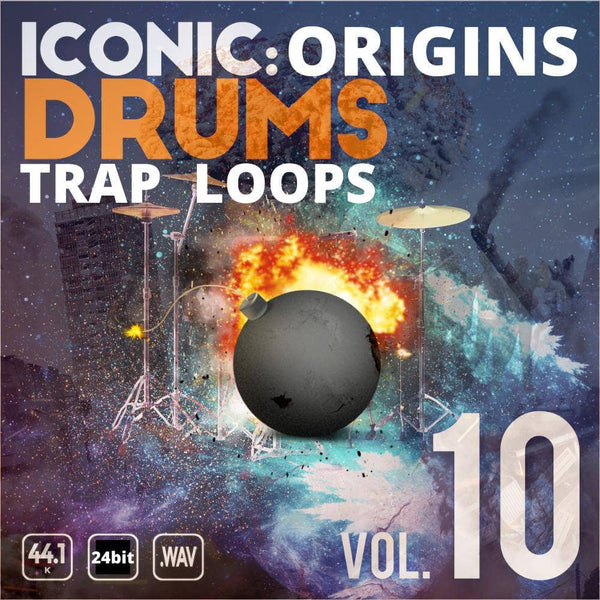 Iconic Origins Trap Drums Loops Vol. 10