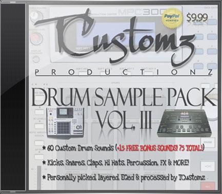 Drum Sample Pack Vol.3 - Hip Hop Drums
