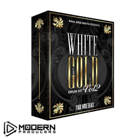 White & Gold Drum Kit Vol.2