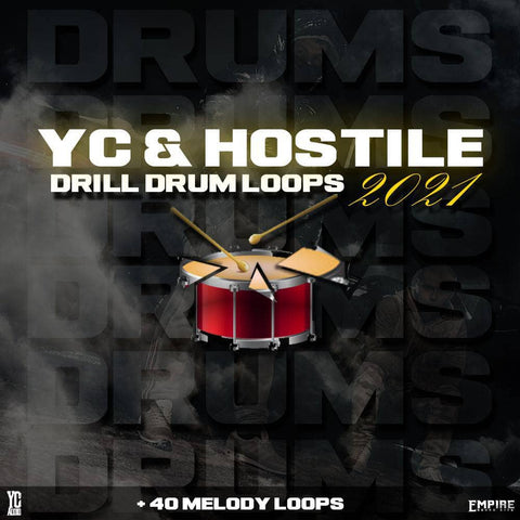 YC & Hostile - Drill Drum Loops 2021
